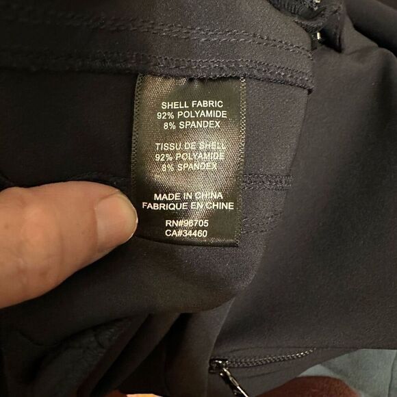 Rebecca Taylor Ava Techy Pants Trouser Navy Black size 8 - Picture 10 of 10